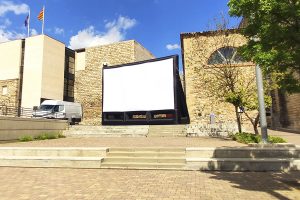 Cine al aire libre en época de Covid